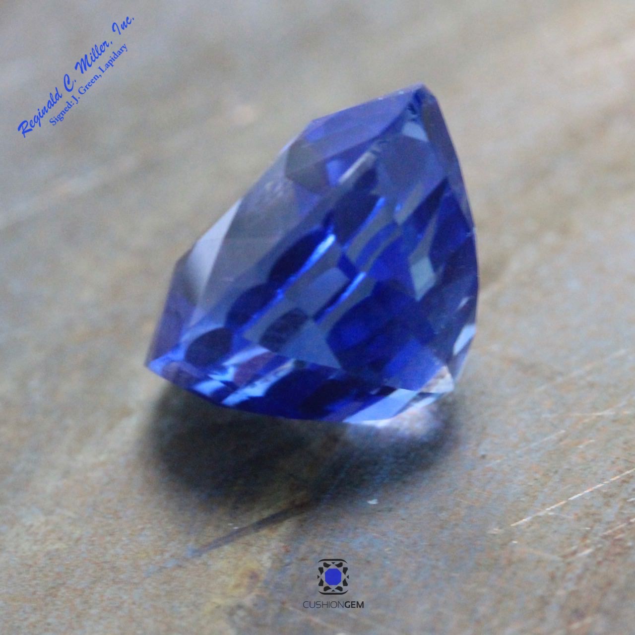 14.11 Oval Un-heated Sri-Lankan Sapphire — Cushion Gem: Precious